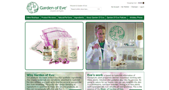Desktop Screenshot of gardenofeveskincare.com